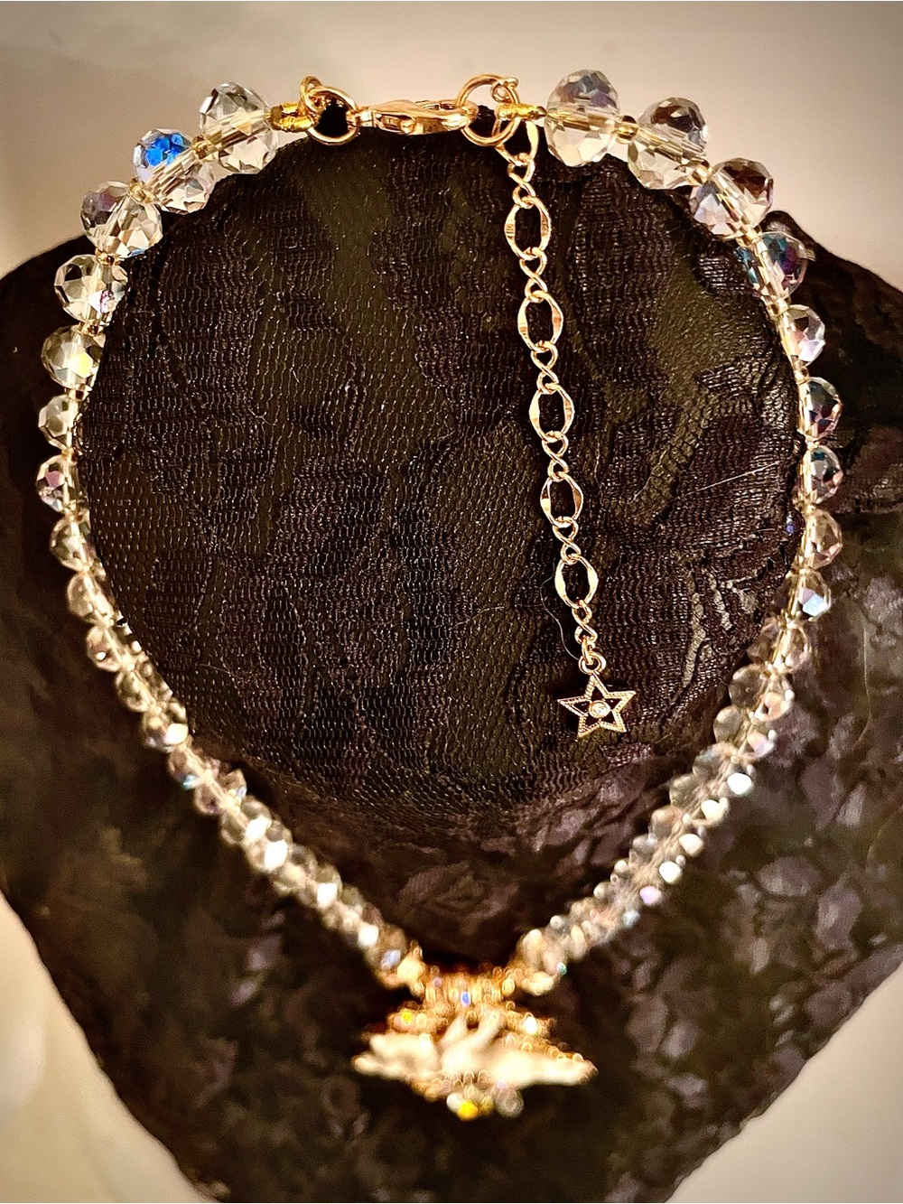 NWOT Not Horsing Around! Winged Horse GLAM Necklace - Picture 2 of 5